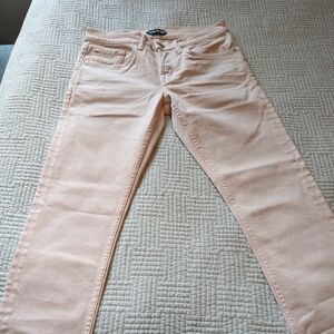 Tom Ford sz 28 pale pink, button fly, 5 pocket pant
